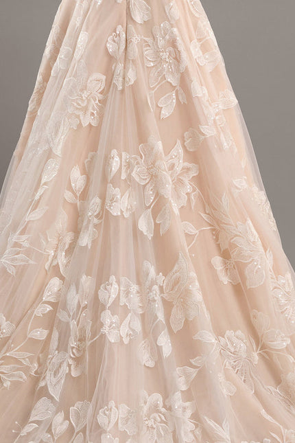 Robe De Princesse Nuancée Florale - gallery 7