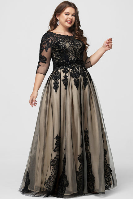 Robe De Princesse Élégante Noire - gallery 9