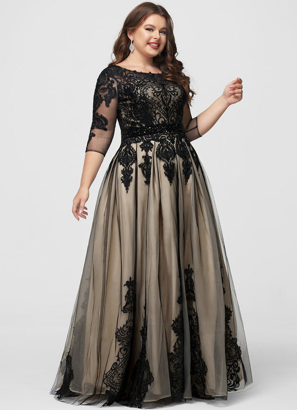 Robe De Princesse Élégante Noire - gallery 9