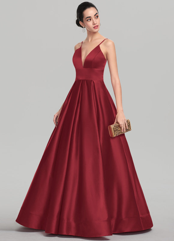 Robe De Princesse Satinée Longue - gallery 3
