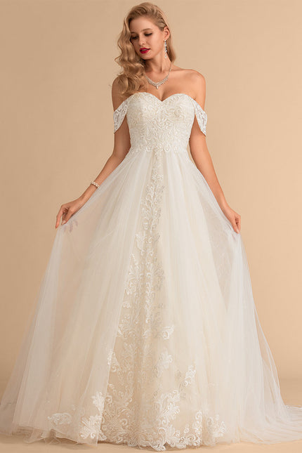 Robe De Princesse Éblouissante Ivoire