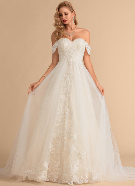 Robe De Princesse Éblouissante Ivoire