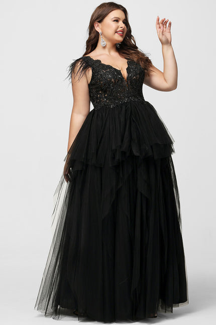 Robe De Princesse Noire Volumineuse - gallery 5