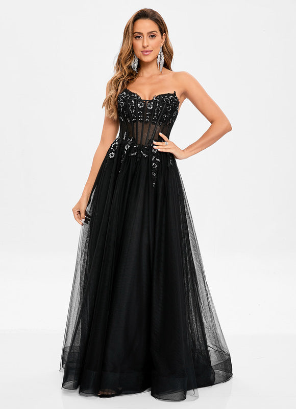 Robe De Princesse Tulle Rose Délicate - gallery 2