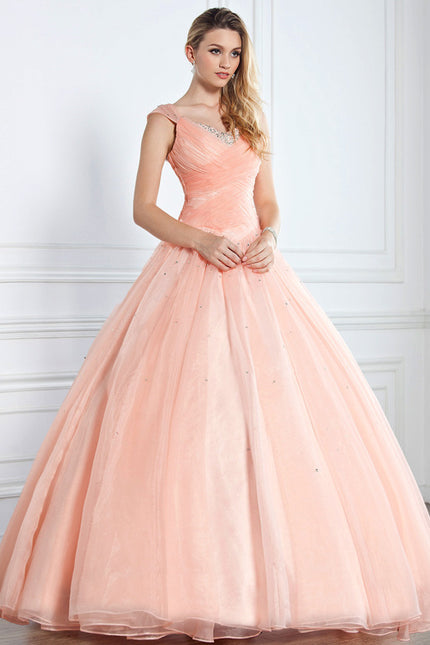 Robe De Princesse De Bal Corail