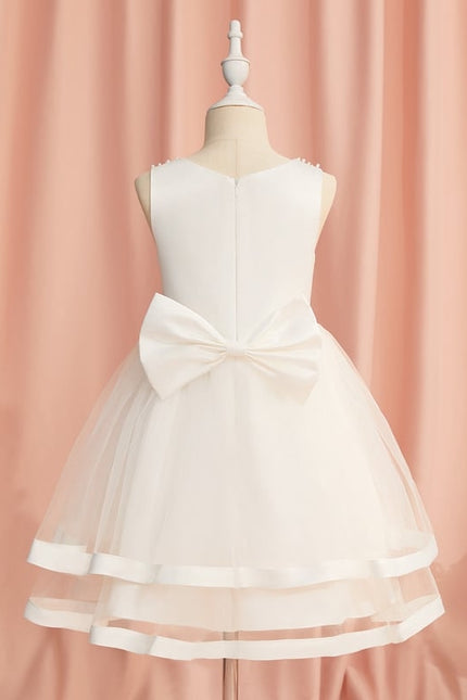 Robe De Princesse Satin Crème - gallery 8