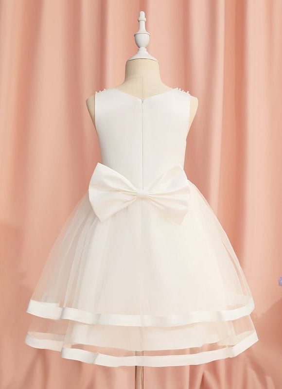 Robe De Princesse Satin Crème - gallery 8