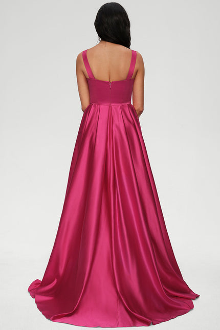 Robe De Princesse Satin Fluide - gallery 3