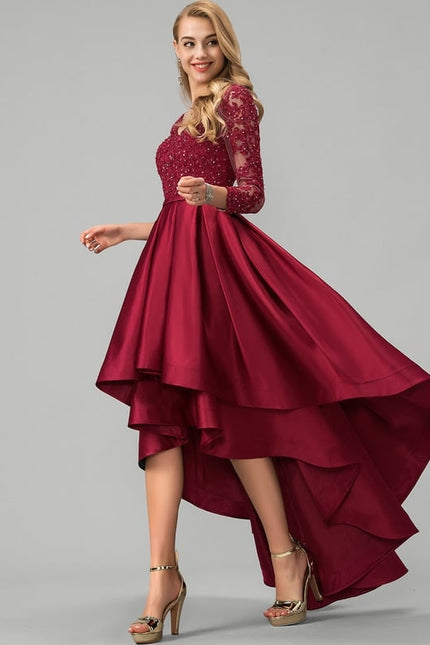 Robe De Princesse Satin Frangée - gallery 3