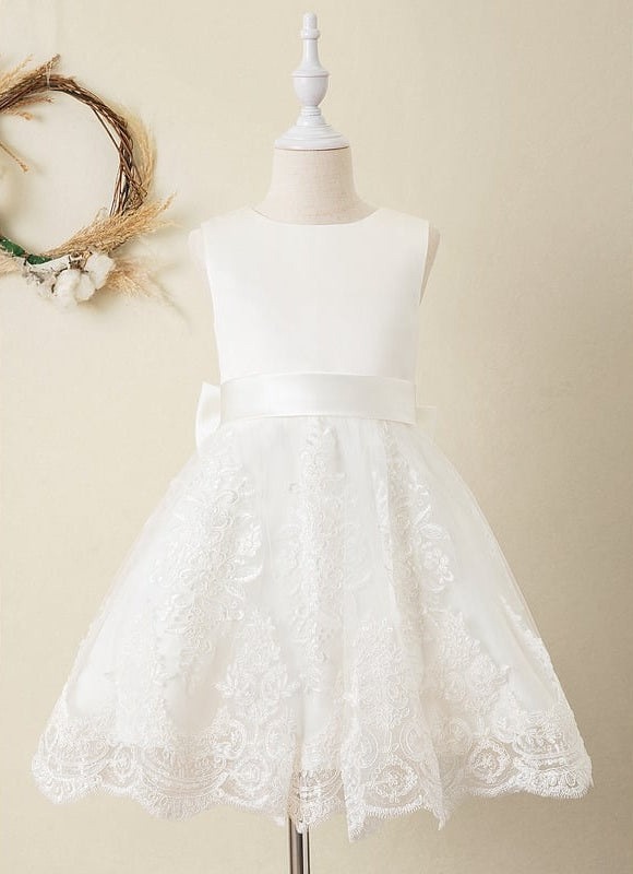 Robe De Princesse Satin Blanche