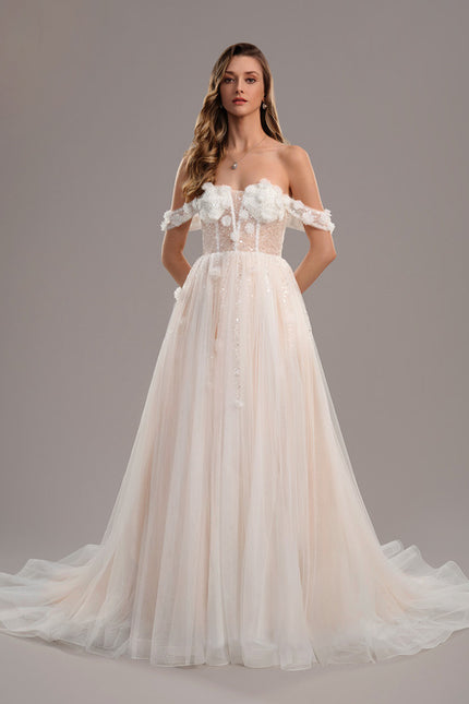 Robe De Mariee Princesse A Paillette - gallery 3