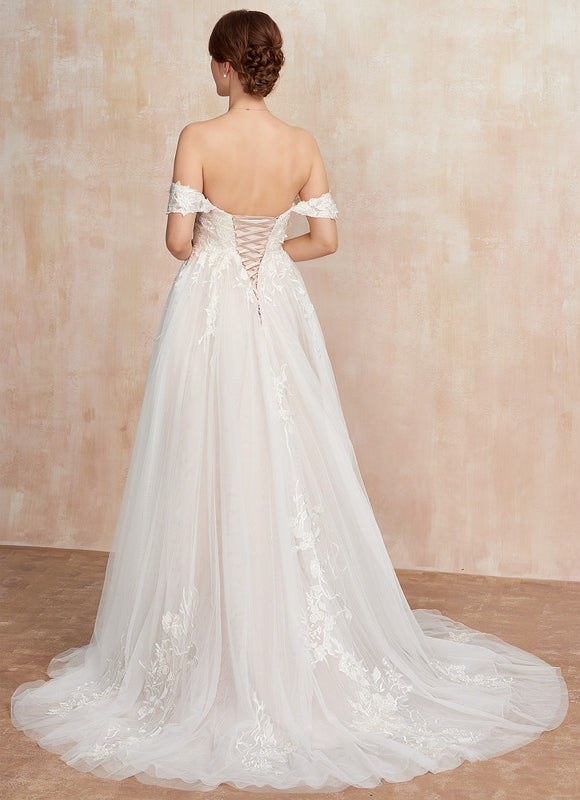 Robe De Princesse Nuptiale Boho Chic - gallery 9