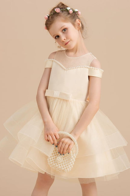 Robe De Princesse Satin Crème - gallery 5