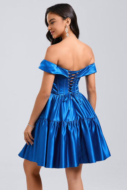 Robe De Princesse Satin Flamboyant - gallery 5