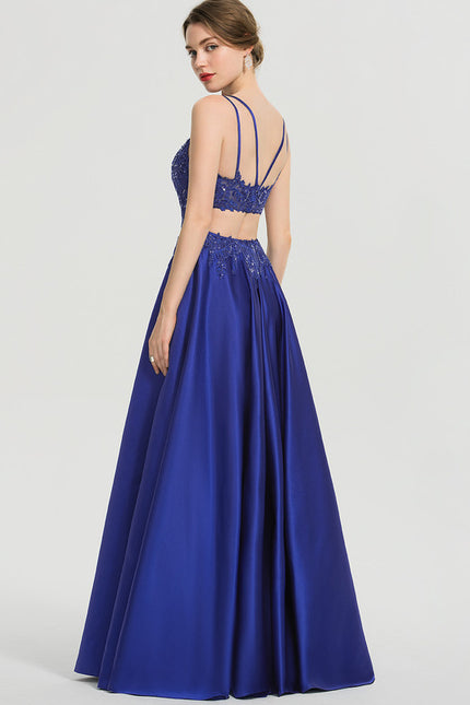 Robe De Princesse Bleue Scintillante - gallery 4