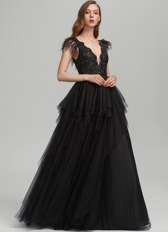 Robe De Princesse Noire Volumineuse - gallery 3