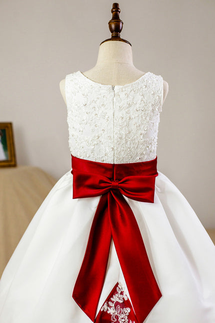 Robe De Princesse Satinée Bicolore - gallery 3