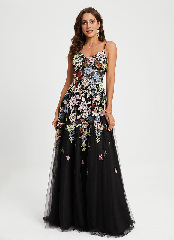 Robe De Princesse Florale Transparente - gallery 2