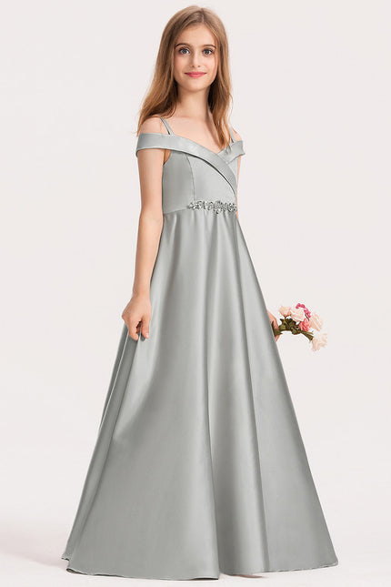 Robe De Princesse Élégance Argentée - gallery 3