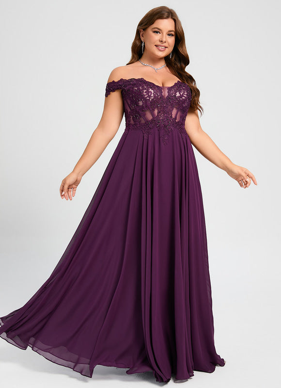 Robe De Princesse Élégante Violette - gallery 4