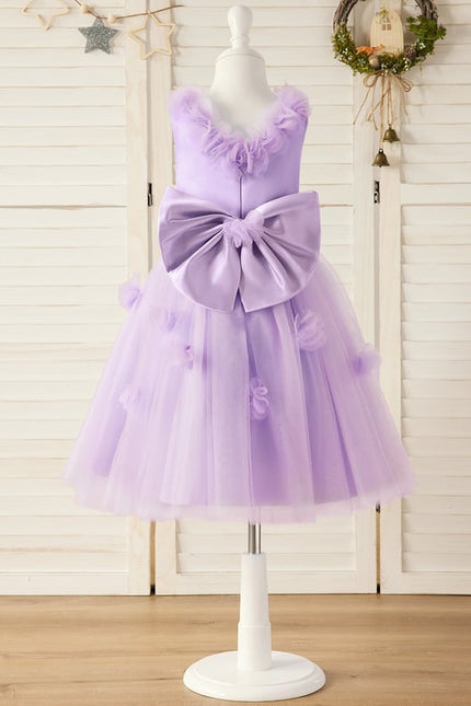 Robe De Princesse Lilas Évasée - gallery 2