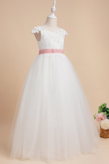 Robe De Princesse Princesse Dentelle Blanche - gallery 8