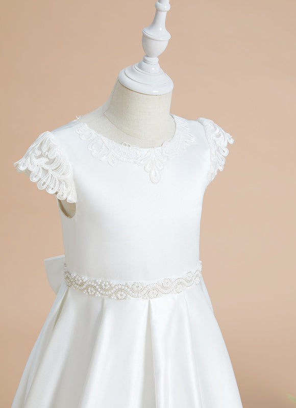 Robe De Princesse De Cérémonie Blanche - gallery 4