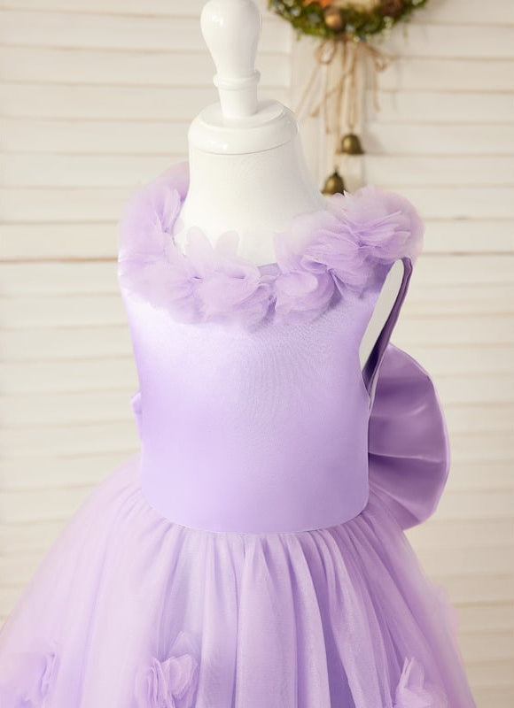 Robe De Princesse Lilas Évasée - gallery 3