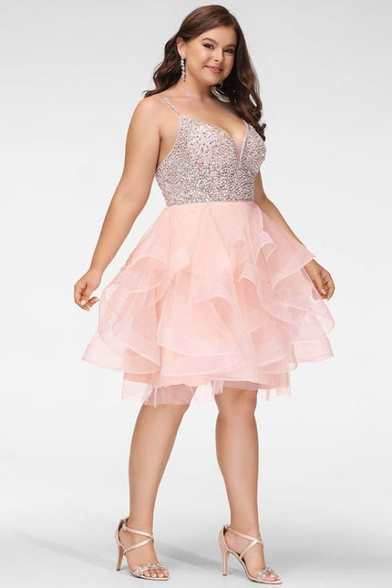 Robe De Princesse Tulle Volants Rose - gallery 9
