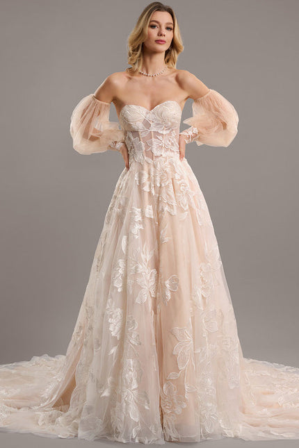 Robe De Princesse Nuancée Florale