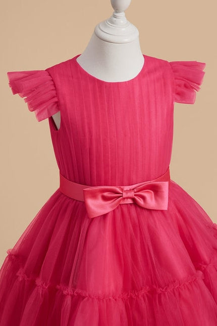 Robe De Princesse Tulle Fuchsia - gallery 1