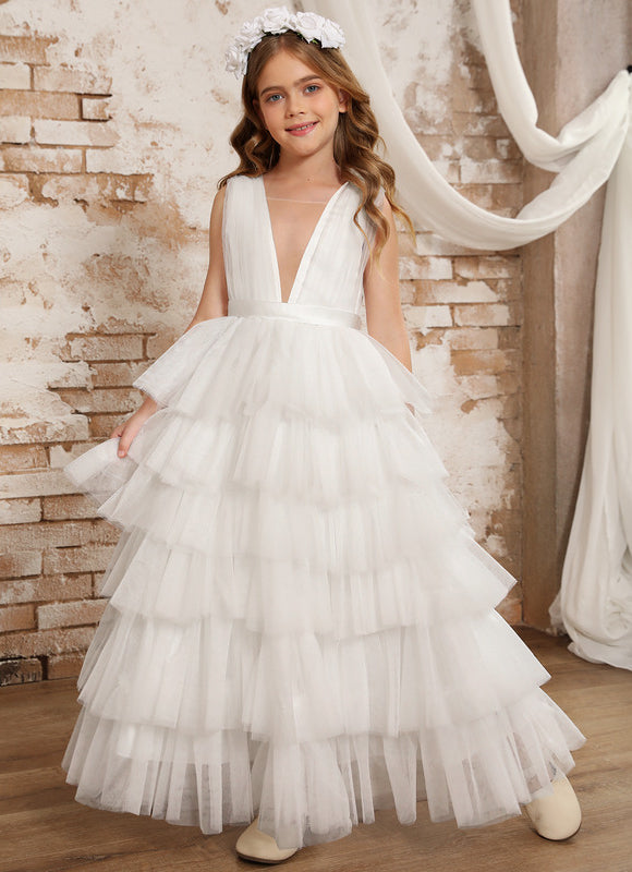 Robe De Princesse Tulle Plissée