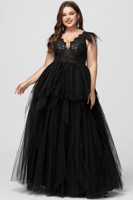 Robe De Princesse Noire Volumineuse - gallery 4