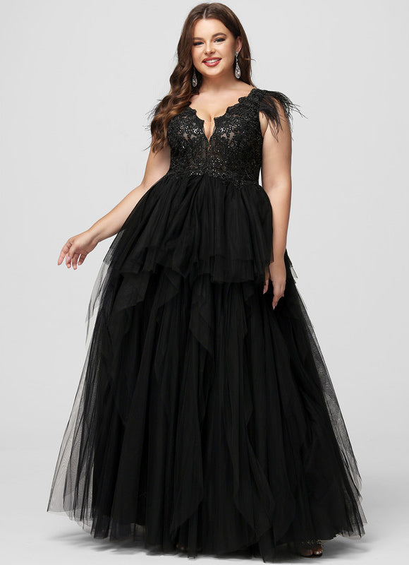 Robe De Princesse Noire Volumineuse - gallery 4