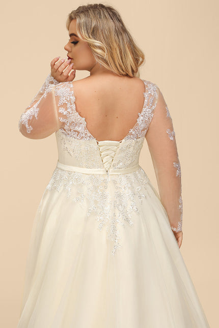 Robe De Princesse Ivoire Délicate - gallery 7