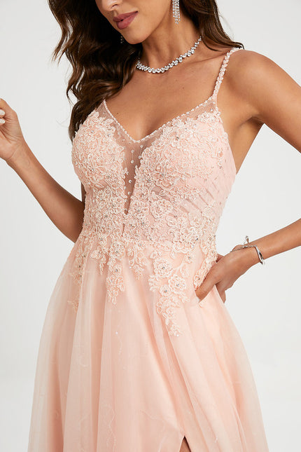 Robe De Princesse Rose Scintillante - gallery 4