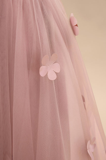 Robe De Princesse Florale Rose - gallery 6