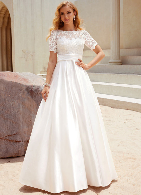 Robe De Princesse Satin Chic - gallery 5