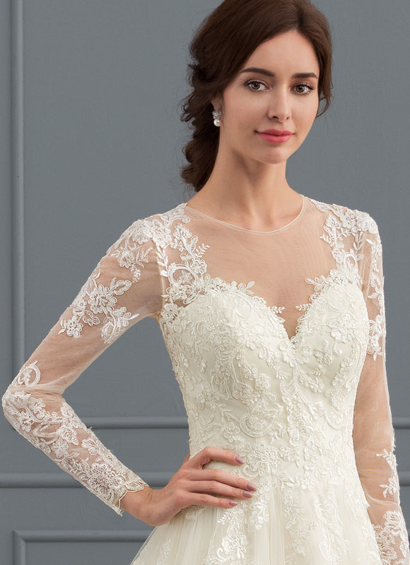 Robe De Princesse Élégance Florale - gallery 4