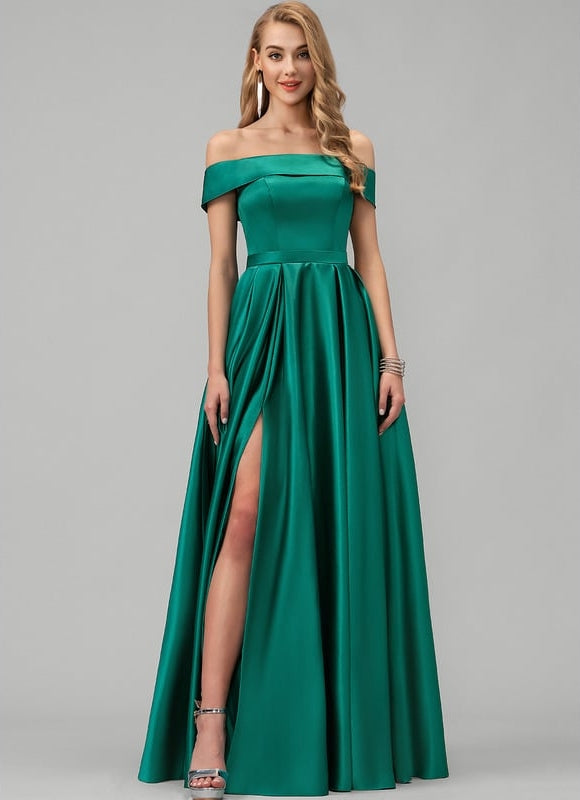 Robe De Princesse Émeraude Sombre