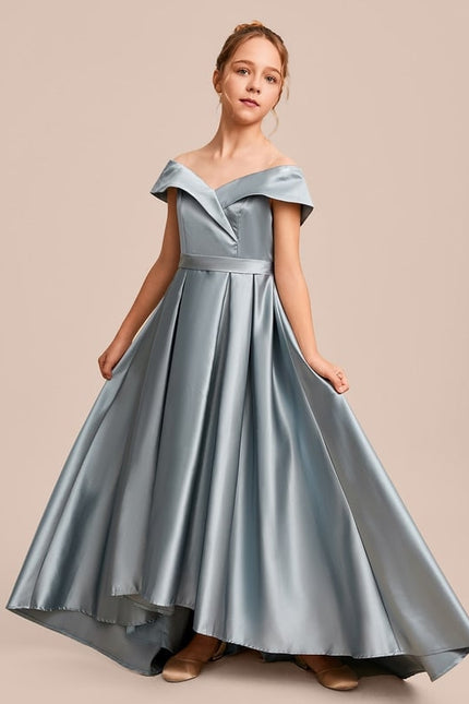 Robe De Princesse Satinée Étoile Argentée - gallery 2