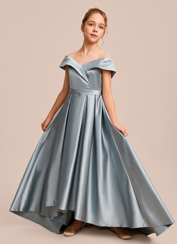Robe De Princesse Satinée Étoile Argentée - gallery 2