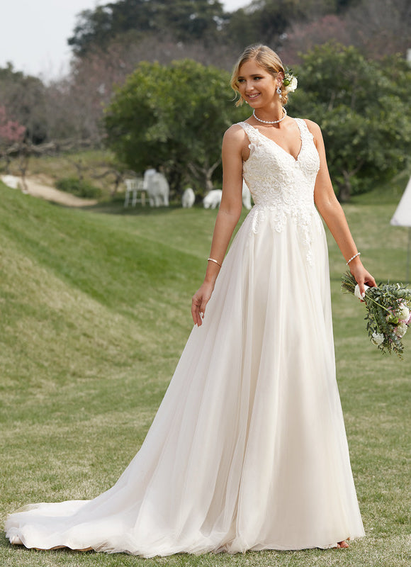 Robe De Princesse Nuptiale Délicate - gallery 5