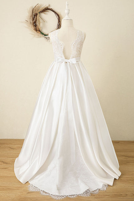 Robe De Princesse Blanche Délicate