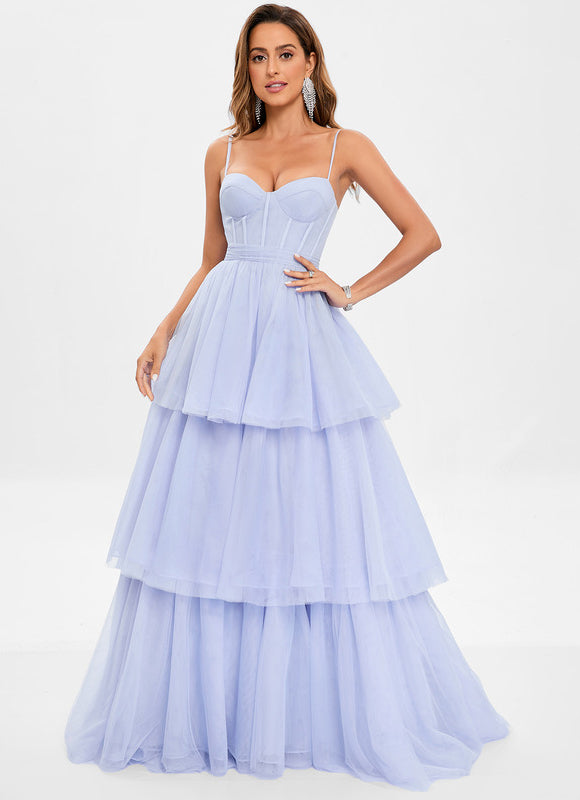 Robe De Princesse Tulle Lavande - gallery 1
