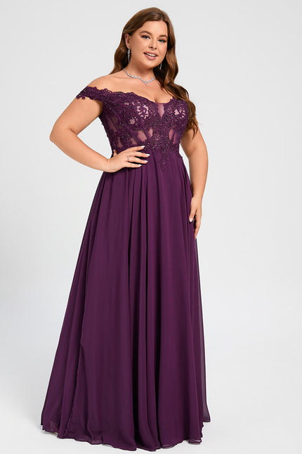 Robe De Princesse Élégante Violette - gallery 6