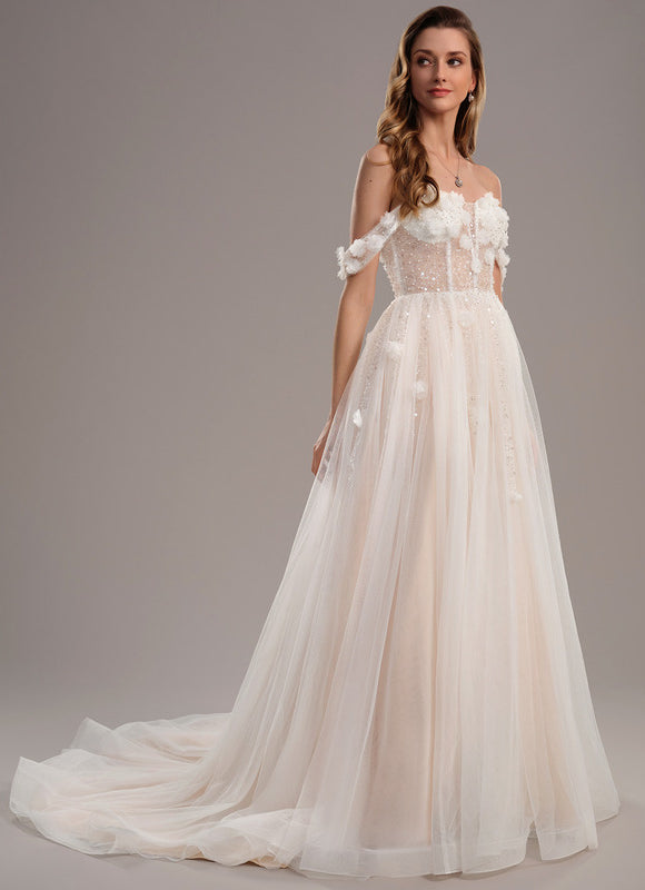Robe De Mariee Princesse A Paillette