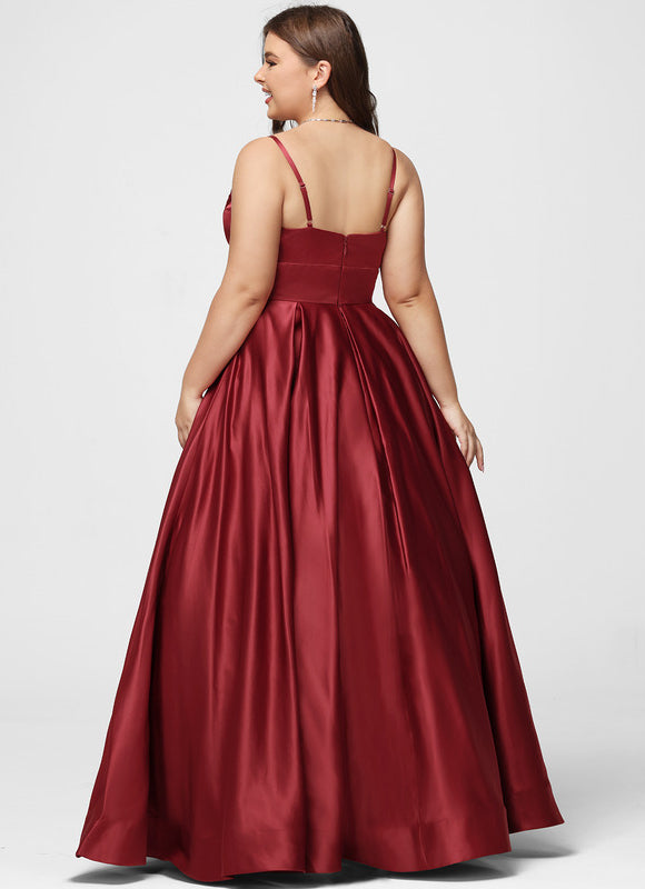 Robe De Princesse Satinée Longue - gallery 8