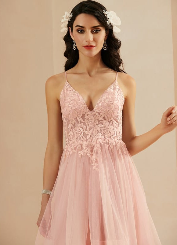 Robe De Princesse Vaporeuse Florale - gallery 1