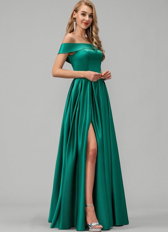 Robe De Princesse Émeraude Sombre - gallery 3